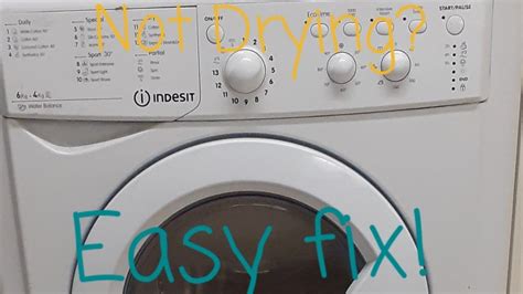 indesit washer troubleshooting